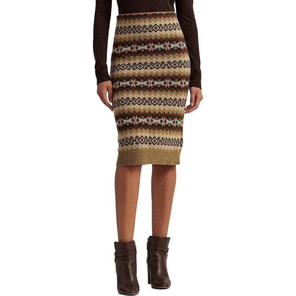 Polo Ralph Lauren Color Block Pattern Casual Knit Maxi Dress Women Dresses Multicolor WMLRSKTS6H20186-999