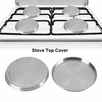 4Pcs Stainless Steel Stove Top Covers Cook Top Round Burner Cover Kitchen Tools