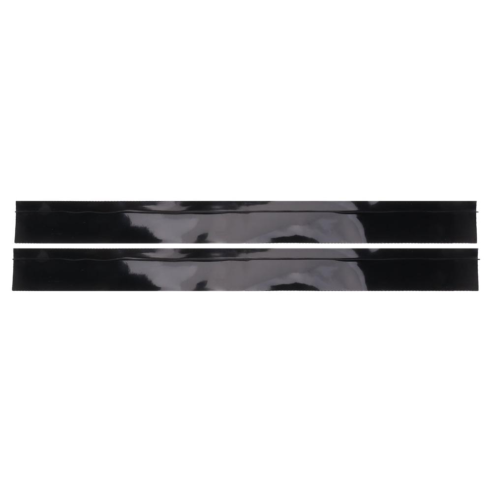 2 PCS Silicone Stove Gap Cover Black Stove Gap Filler Kitchen Gap Filler Strip Oven Washer