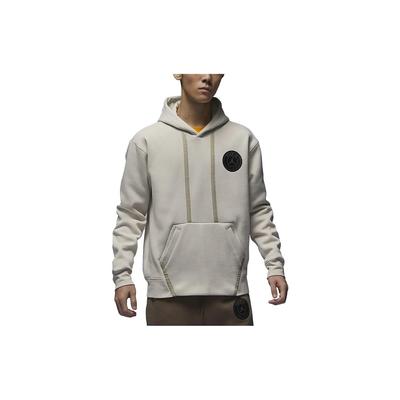 Jordan X PSG SS24 Logo Fleece Hoodie Men Tops Light-Bone DZ2924-072