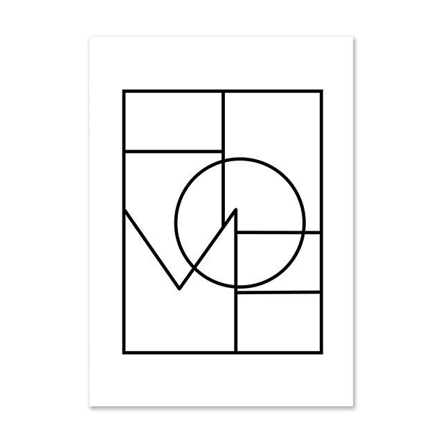 Black and White Wall Pictures Sexy Woman Canvas Poster Abstract Line Vintage Bike Art Painting Nordic Posters Living Room Decor