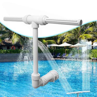 New Duals Spray Pool Fountain Cooler Water Swimming Pools Waterfall Sprinkler Fountain Adjustable Waterfall Cooling Relaxation