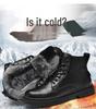 Men's Large Size High-Top Leather Winter Martin Boots for Outdoor Work