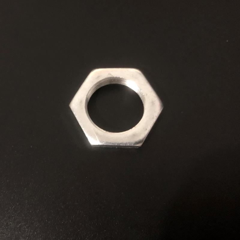 M6-M30 White Zinc Hex Thin Fine Thread Lock Nut GB808.