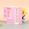 Doll Three Sides Storage Wardrobe Hanger Drawer Bedroom Furniture Accessories