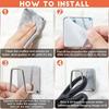 Kitchen Accessories Punch Free Sponges Holder Storage Hook Shelf Bathroom Stainless Steel Storage Holder Bathroom Accessories