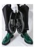 Men's Leather Cross-Strap Tassel Loafers: Pointed Toe Formal & Casual Versatile Shoes In Large Sizes