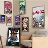 Band G-Gorillaz Classic Vintage Posters Decoracion Painting Wall Art White Kraft Paper Kawaii Room Decor