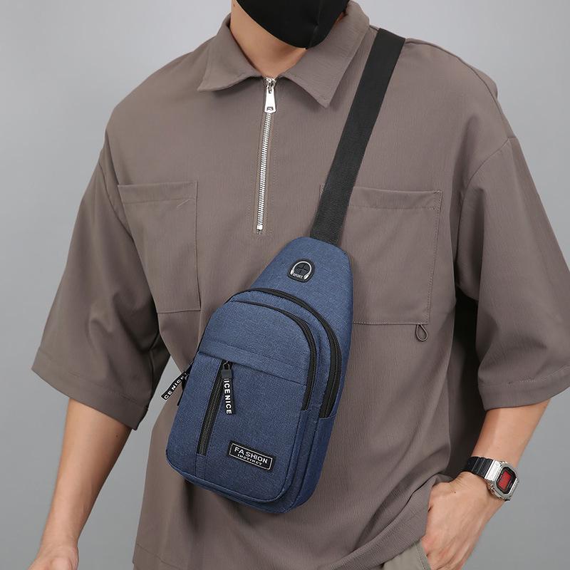 Men's Multifunctional Wear-Resistant Crossbody Chest Bag: Outdoor Travel, Casual Sports, Shoulder Backpack Handbag