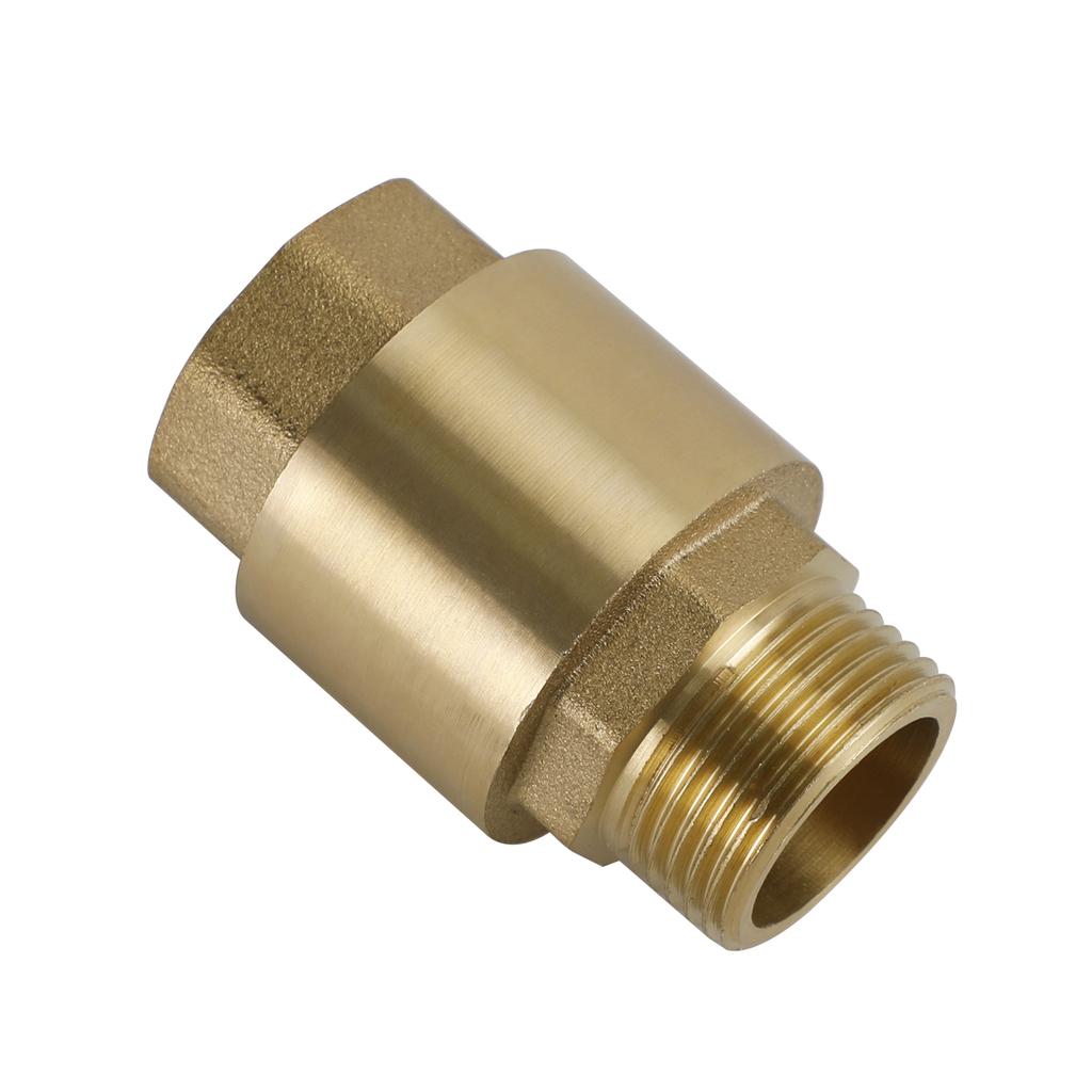 Brass Check Valve G3/4" M To F Thread Non-Return Backflow Prevention