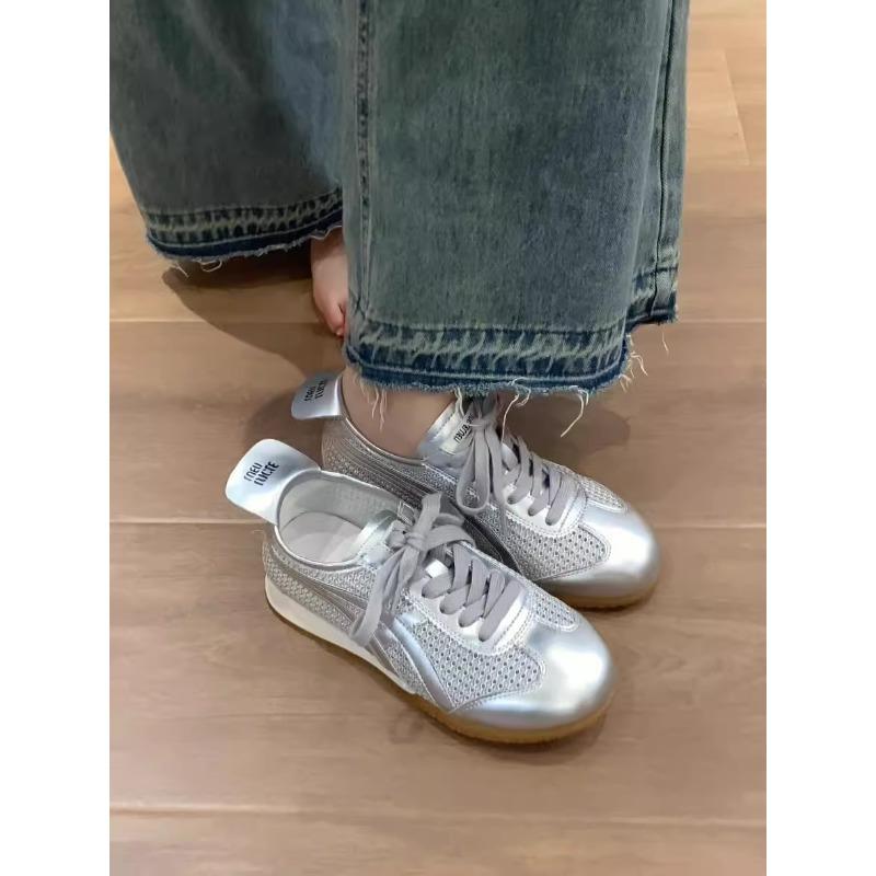 Flat Bottom Inner Height Increase Mesh Breathable Women's Summer New Soft Bottom Versatile Casual Sports Shoes