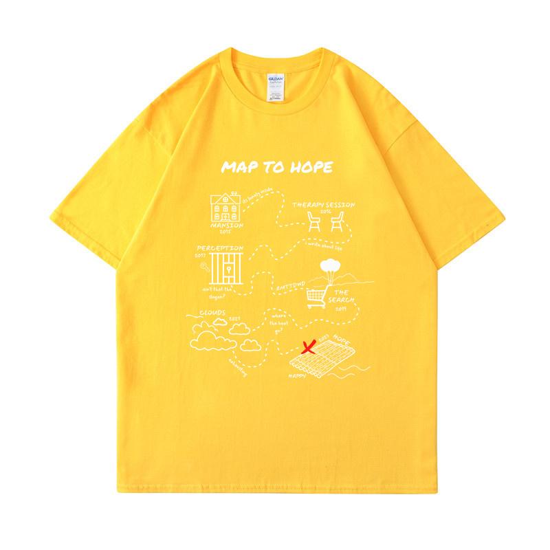 Nf Hope Tour 2023 Shirt Retro NF Rapper Shirt Map To Hope  Cotton T-shirtNF Hope Concert Shirt Music Country Shirt