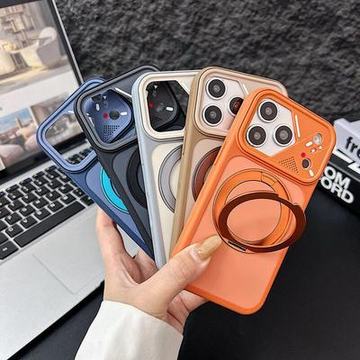 Applicable To iPhone11PRO Mobile Phone Case 111 Rotating Magnetic Suction Bracket iPhone11 Matte Anti-drop 11 Hard PC Case