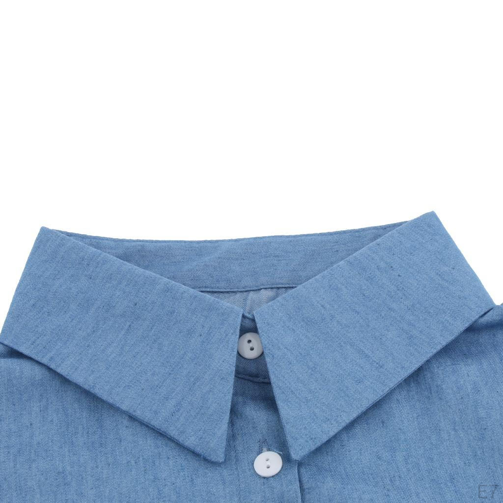 False Collar Necklace Women Detachable Lapel Blouse Shirt Chokers