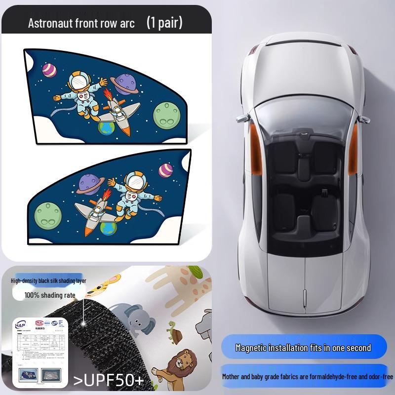 Magnetic Car Sun Shade Curtain for Baby - Side Window Sun Block & Privacy Protection