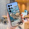 Cute Cartoon Turtles Phone Case For Samsung Galaxy S25 S24 S22 S21 S20 S23 Ultra S9 S10 Plus S25 FE Back Cover