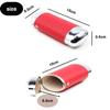 MANATAS Glasses PU Hard for Reading Glasses Case, One-Touch Cylindrical, Simple, Lightweight, Slim, Compact, Leather, Storage, Portable, Vertical,