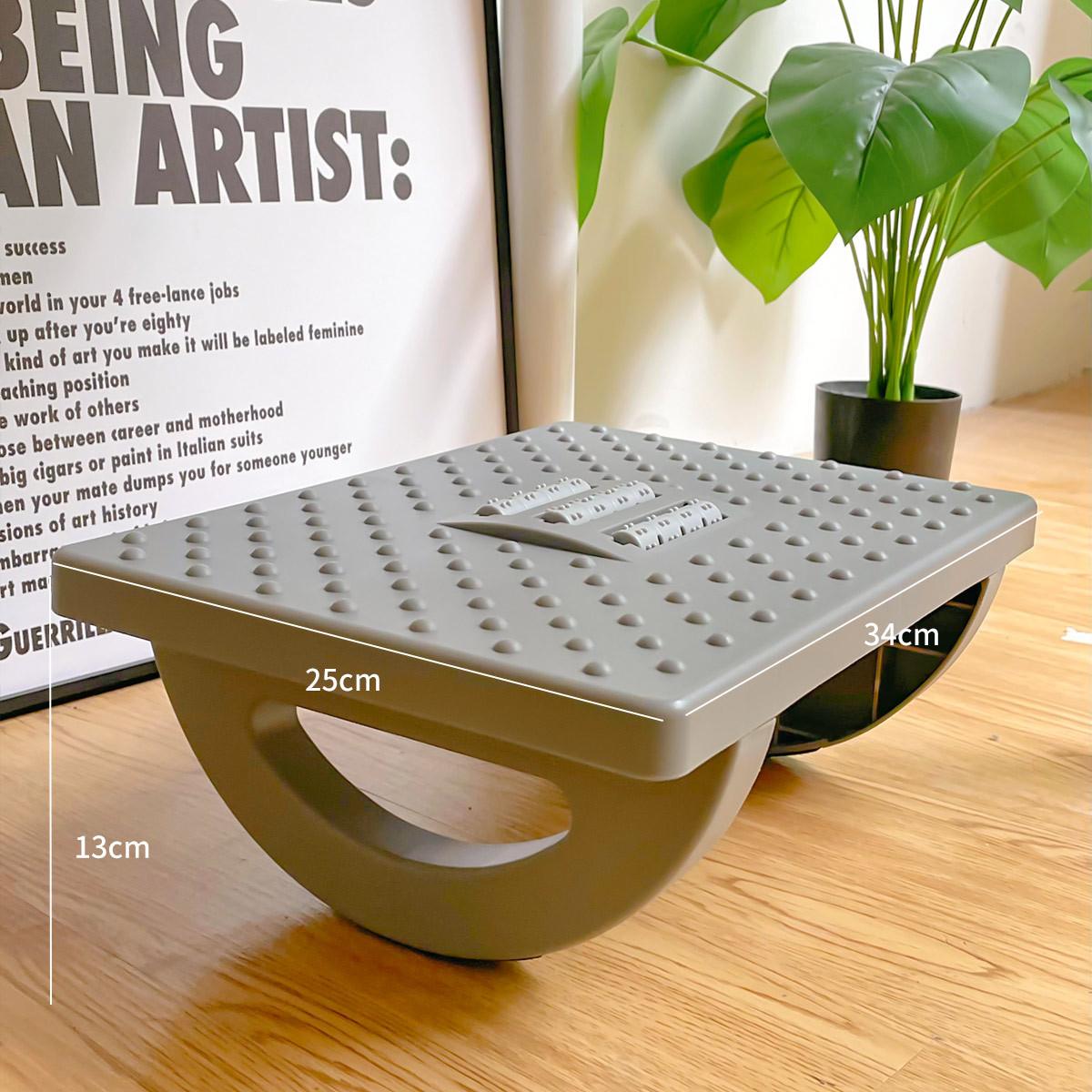 

Офисные педали для ног под столом, антиперекрещивающиеся ножки, пуфик для унитаза, массажный стул для ног, табурет для ног серый