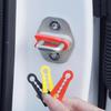 2/4Pcs Thickened Anti-Collision Pad Car Door Lock Protective Cover For Car Door Lock Shock Absorber Pad Soundproofing Seal Mat