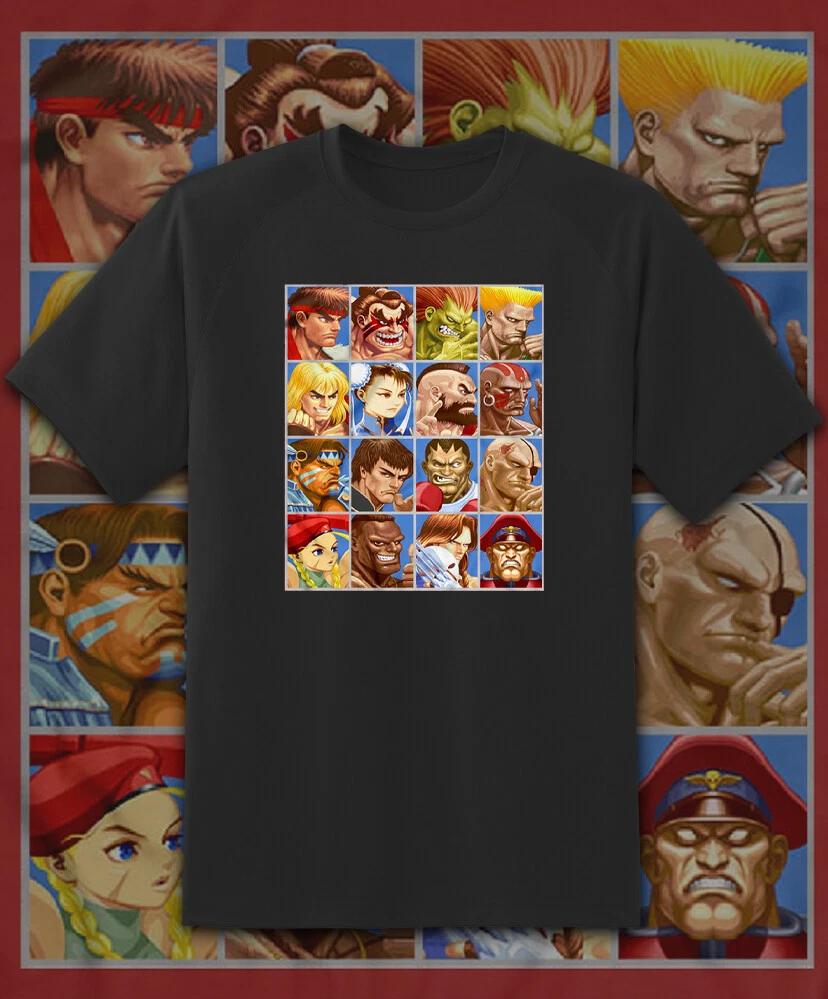 Super Street Fighter 2 Turbo Character Select T Shirt Youth M - Adult 6XL! XXXL