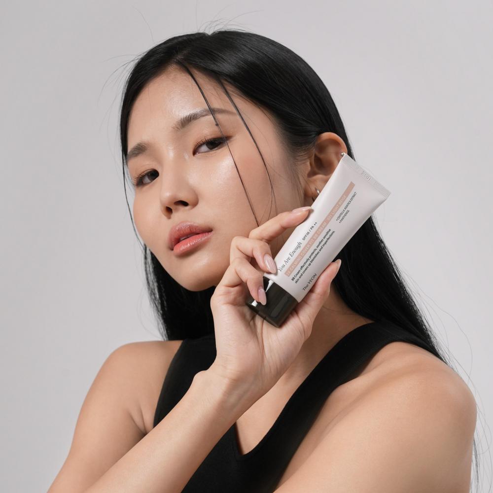 The YEON Double Calming Cover Fit BB Cream SPF36 PA ++, 002 Natural Beige, 50ml, 1 Stück