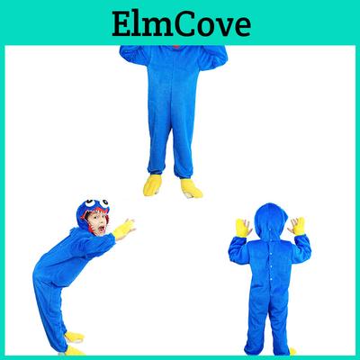 Kids Poppy Playtime Huggy Wuggy Bodysuit Nightclothes Perfect For Cosplay And Parties Available In 4 Sizes!