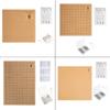 Double Sided Board Kit  Handy Project Reversible Board Reusable Braiding Mat Weaving Board Lightweight Crafting Mat