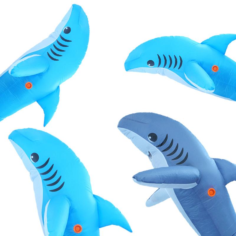 Cartoon Animal Dress Up Adult Outdoor Show Show Game Costume Halloween Than Kachu Shark Inflatable Suit
