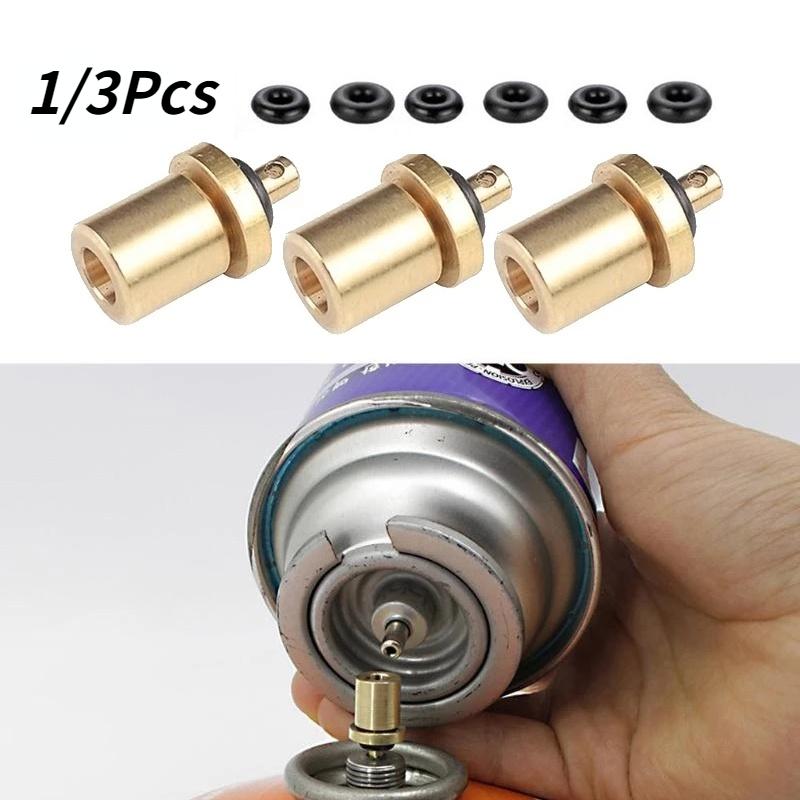 Gas Burner Adapter Outdoor Camping Gas Refill Adapter Cylinder Gas Tank Gas Burner Accessories Hiking Inflate Butane Canister