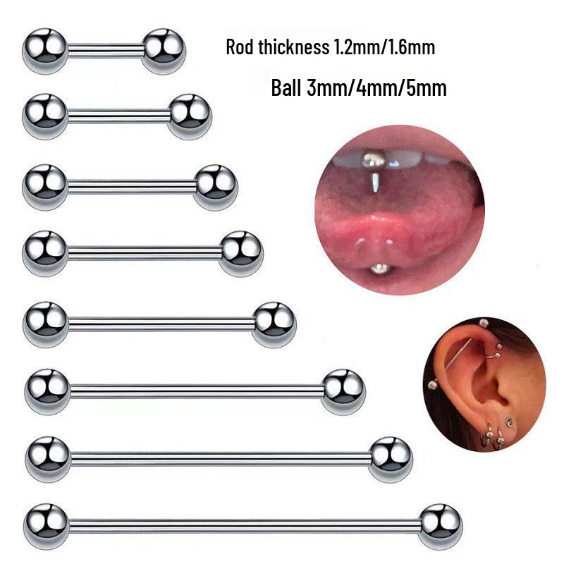 F136 Titanlegierung Kugel-Kugel Innengewinde Schmuck: Lippen-/Ohr-/Brustwarzen-/Zungenpiercings.