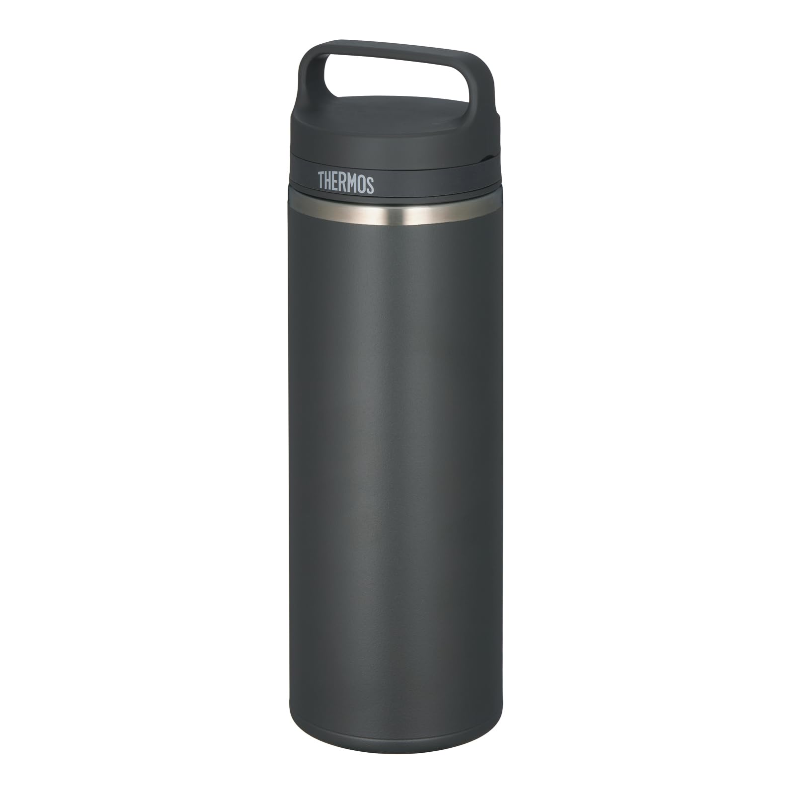 Thermos Vacuum Insulated Portable Mug with Carry Smoke SMB Handle, 800ml, Black, JOW-800