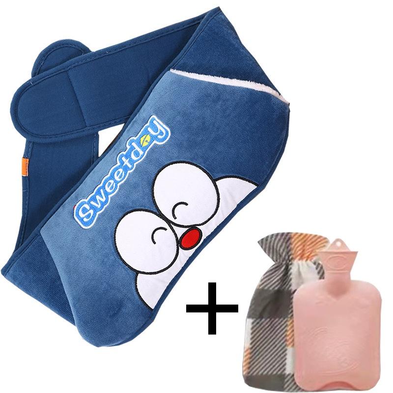 Warm Water Bottle With Plush Waist Cover Safe And Durable