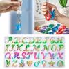 3D Letters Symbol Silicone Molds Epoxy Resin Casting Mold DIY Craft Keychain Polymer Clay Mold Handmade Jewelry Tool