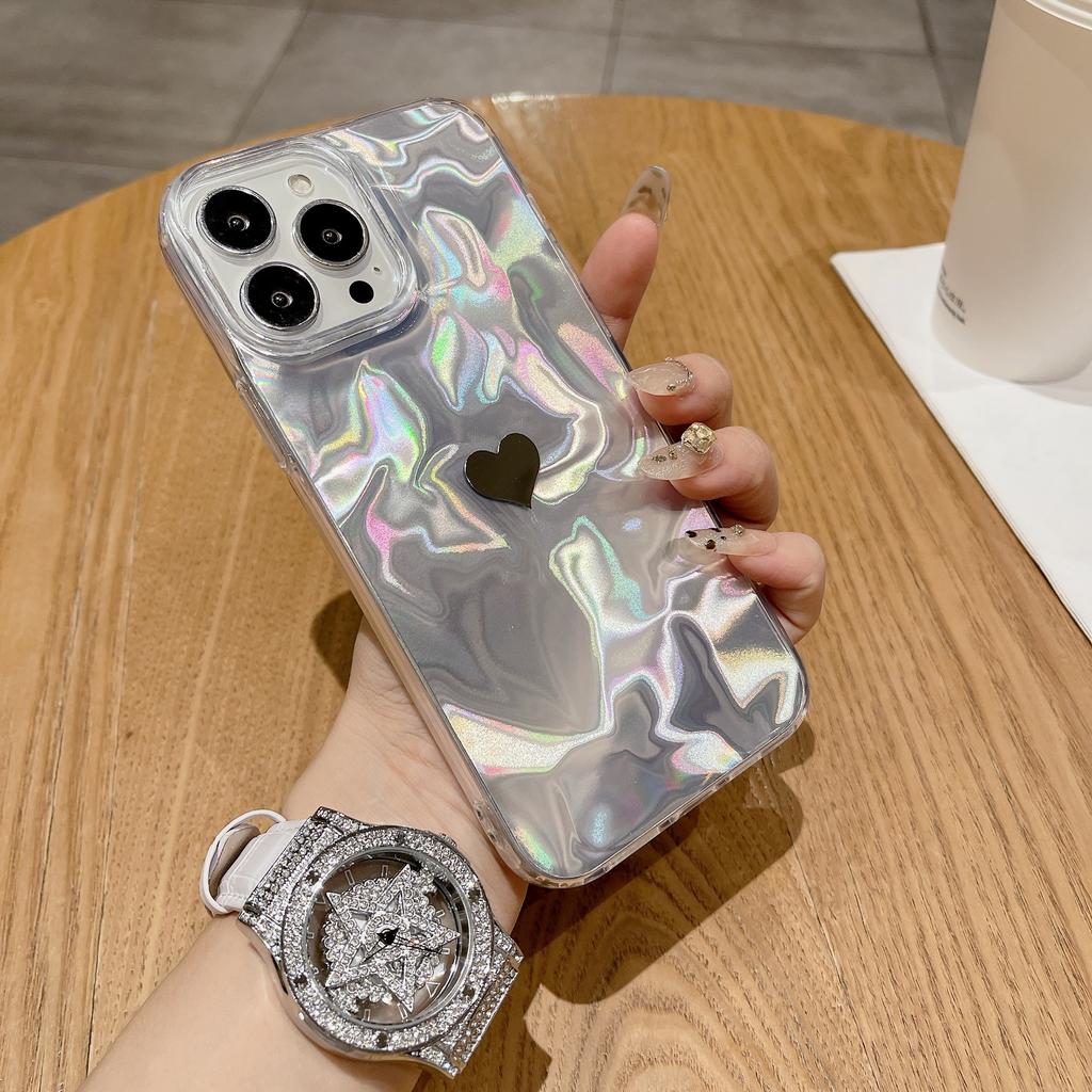 IMD Flash Blade Vortex Mobile Phone Case Is Suitable for Apple 16PROMAX Large Hole 15 Shell Silver 14 Love Standard 11/12.