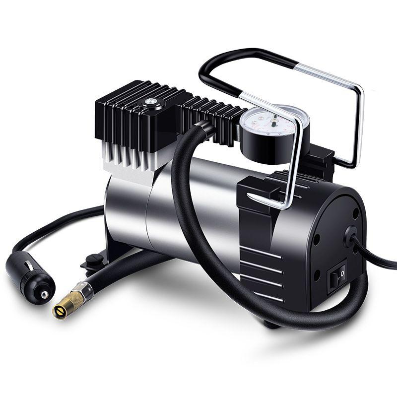 Car-Mounted Air Pump for Inflating Tires, High-Power Electric 12V Wireless Inflator for Small Cars 12V Single Cylinder-Rotor