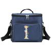 Lunch Box Cooler Organizer Case Thermal Handbag Waterproof Outdoor Travel Shoulder Lunch Bag for Men and Women Pink Pattern