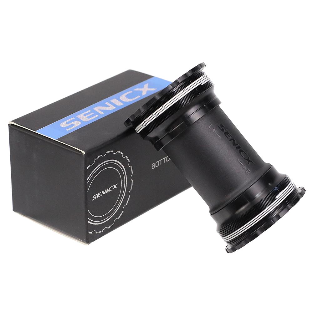 Bike T47 Bottom Bracket Road Bike Bottom Bracket Five-way 85.5mm Axis 24mm T47 BB for Shimano/SRAM GXP Road Gravel Bikes 1 Set