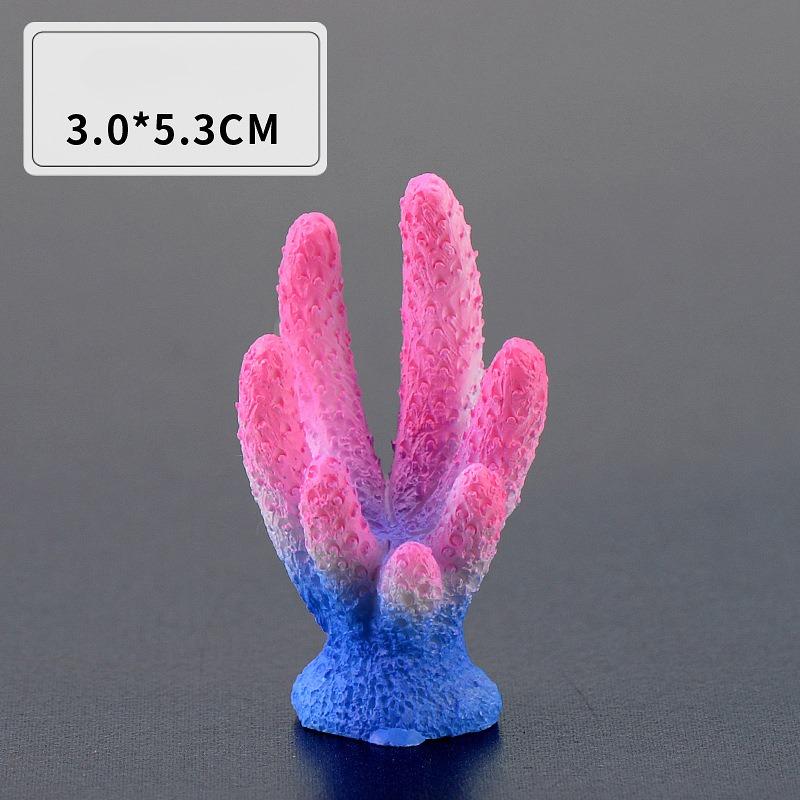 Gesimuleerde Hars Koraal Aquarium Vis Tank Kleine Sieraden Mini Cadeau Decoraties Zeester Sieraden