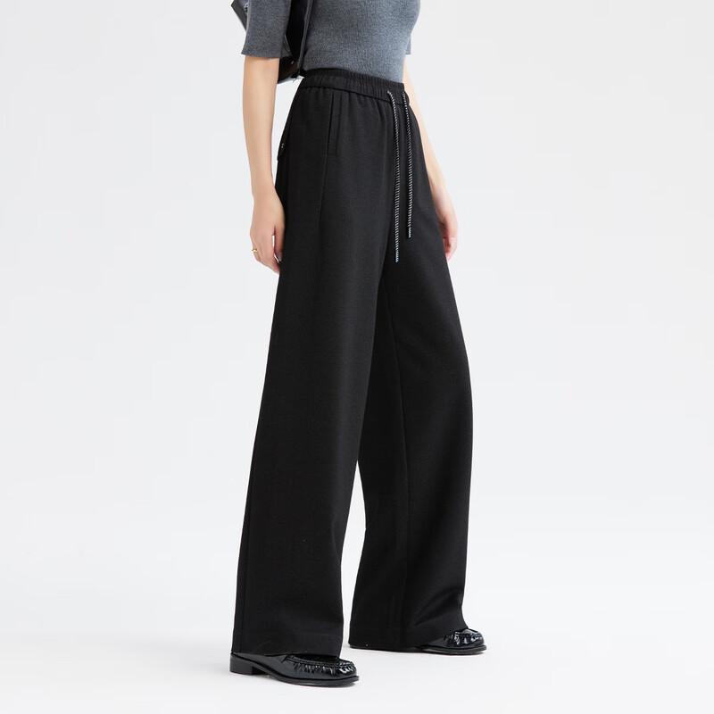 FivePlus Women's Casual Wide-Leg Straight Trousers