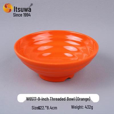 Wuhe Melamine Commercial Threaded Rice Bowls