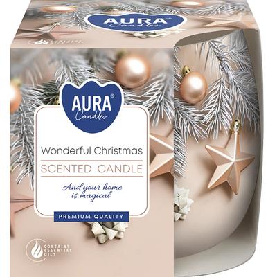 Aromatic Candle with the Scent of Christmas - Wonderful Holidays