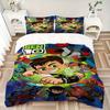 3pcs Ben 10 Duvet Cover Set (1 Duvet Cover + 2 Pillowcases, No Core) - Comfortable, And Breathable Bedroom Decoration Yy251104047