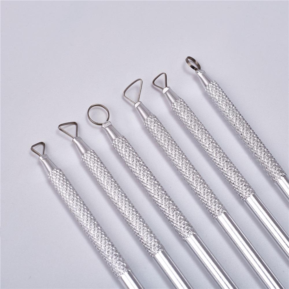 Non-Slip Aluminum Rod Carving Tool Set for Clay and Pottery - 6 Pieces