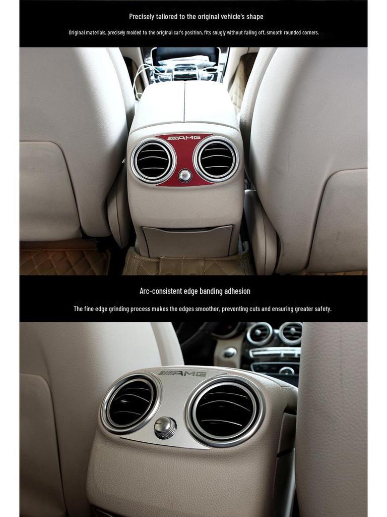 Mercedes-Benz Dekorativer Aufkleber für die hintere Lüftungsöffnung für die neue C-Klasse, GLC, E-Klasse