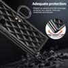 For Samsung Galaxy Z Fold6 5G Case Rhombus Grid Phone Cover with Tempered Glass Film