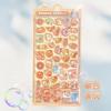 3D Embossed Diamond Stickers 6 Sheets Cartoon Theme, PVC Craft Stickers for Scrapbooking and Stationery Decoration - Perfect DIY
