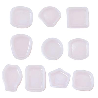 Molde de Silicone de Grau Alimentício Moldes para Artesanato em Resina Formas Geométricas Fabricação de Joias Suprimentos de Arte Textura de Silicone para Artesanato