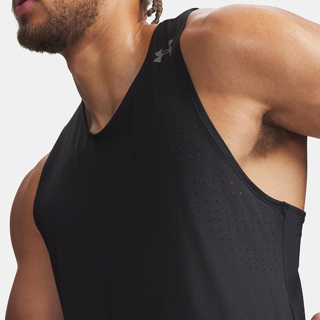 Under Armour Velociti Pro Sleeveless Breathable Solid Running Tank Men Tops 6009505-001