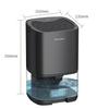 Compact Silent Bedroom Dehumidifier with 350ml Capacity and Colorful LED Display