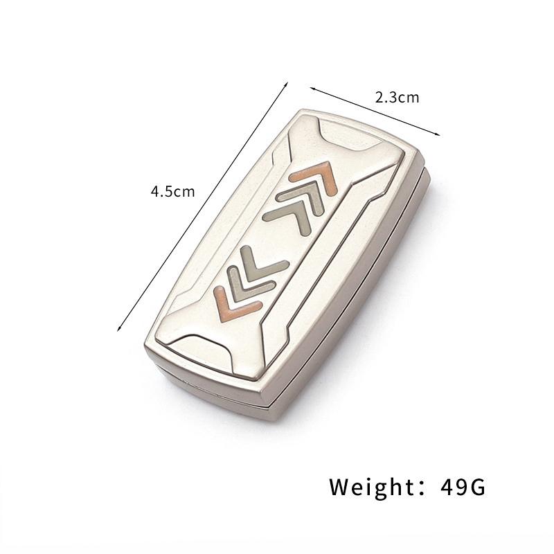 Novelty Luminous EDC Fidget Slider Creative Arrow Pattern Magnetic Push Haptic Slider Stress Relief Fidget Toys ADHD Toys